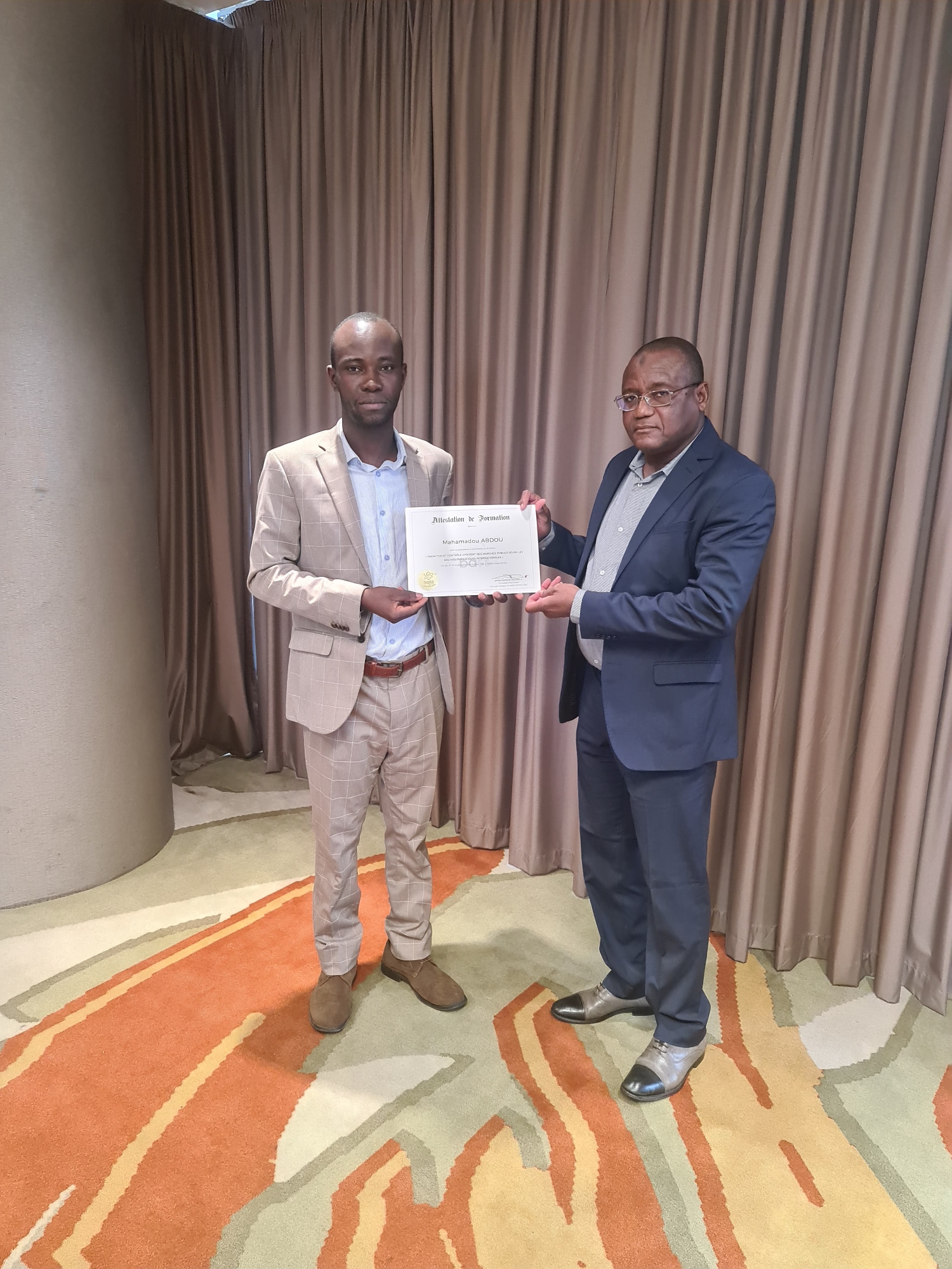 Formation sur la Passation et le Contrôle efficient des Marchés Publics selon les nouvelles pratiques internationales